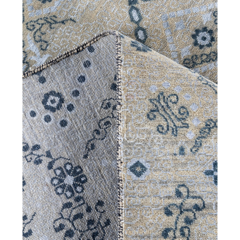 Overdyed One-of-a-Kind 8' 1" X 10' 2" Hand Knotted Area Rug