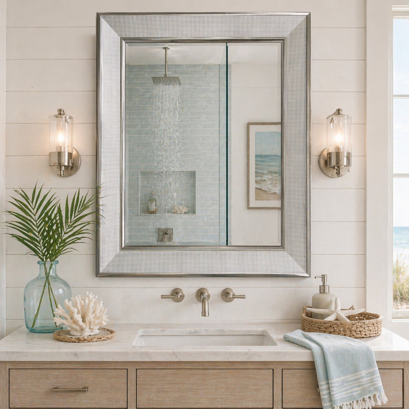 Hermen Chrome Flat Mirror