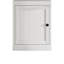 Armoire à portes avec tiroir en blanc-214957960