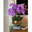 Roberi Gold Bowl With Light Purple Orchids-699514867