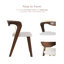 Chaises d'appoint en bois massif Rozella