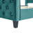 Elowen Glam Velvet Upholstered Sleigh Bed With Wingback Headboard & Scroll Footboard-120419249-120419248