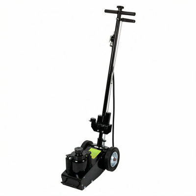 Cric hydraulique de plancher 35 tonnes, 77 000 lb, profil bas, 4 adaptateurs, noir