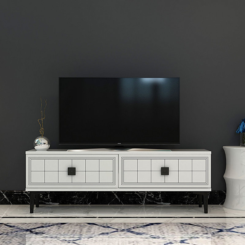 Meuble télé, Blanc