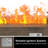 42" Woodgrain Propane Gas Fire Pit Table 50,000 Btu With Lid, Waterproof Cover And Tank Storage Table-459567123