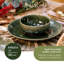 Mikasa Jardin Stoneware Cereal Bowls, 15cm, Green