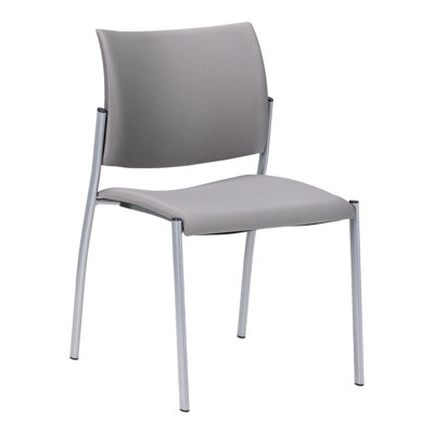 Stacking Fabric Guest Chairs 2-Pack – Padded Seat, Metal Frame, BIFMA Certified, 275 lb Capacity – Classroom, Office & Training Room Chairs