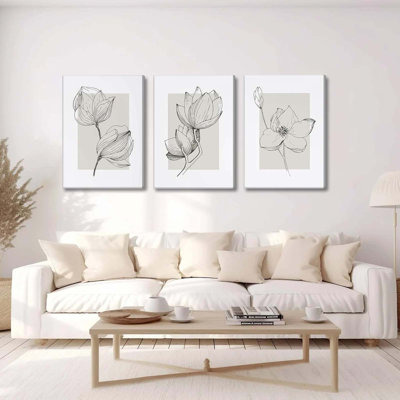 3 Piece Wrapped Canvas Print