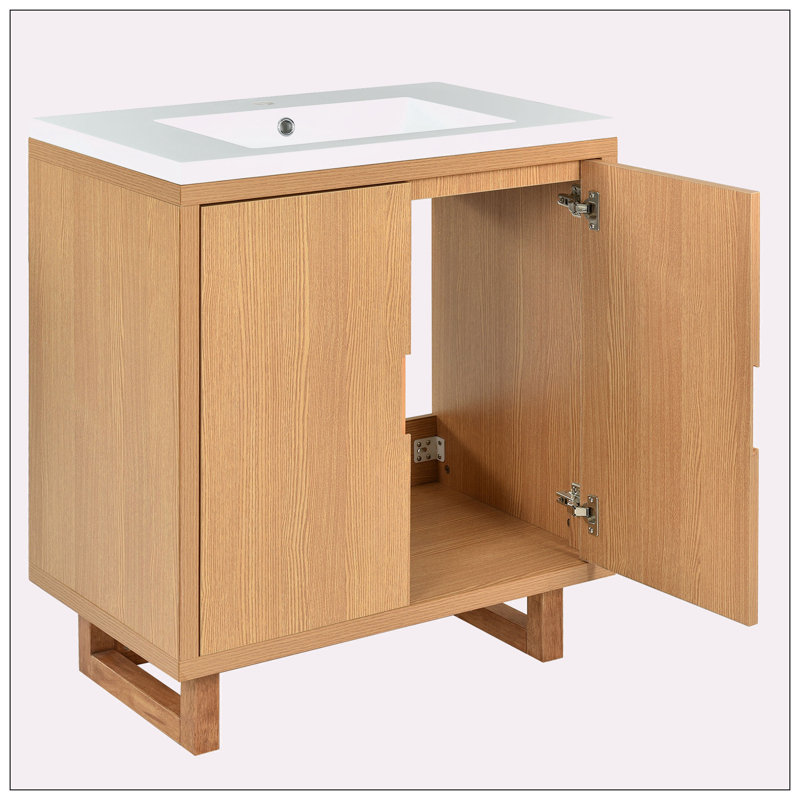Ensemble de meuble-lavabo 30 "avec lavabo, Bois robuste