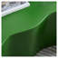 Table basse en fibre de verre de style moderne Mid-Century 50 pouces en vert avec forme organique unique