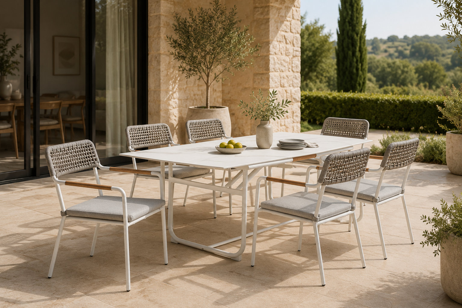 Dean 87" Patio Dining Set