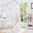 Javin Wood Floor Mirror with Shelves