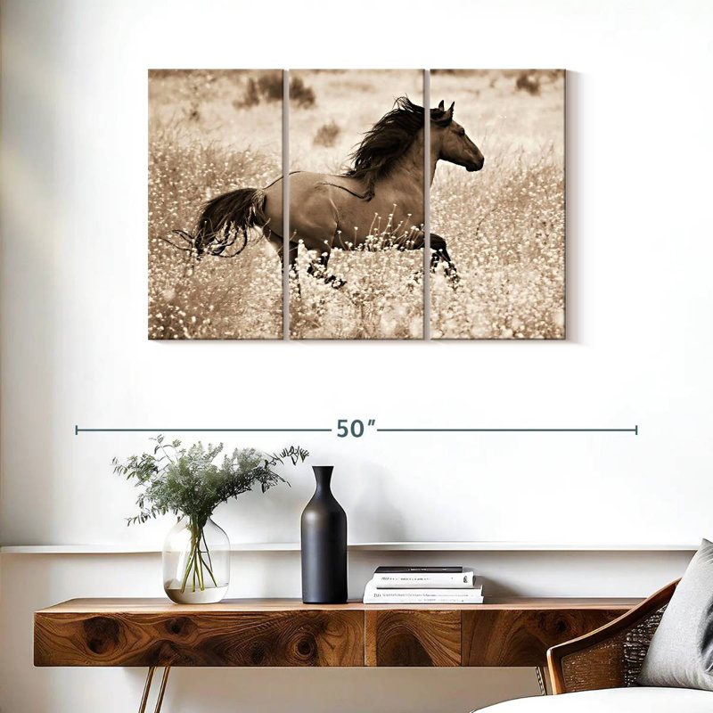 Running Free, 24" H x 38" W