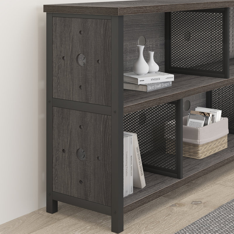 Bookcase, Dark Gray Oak