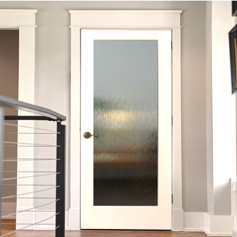 Porte standard en verre sans quincaillerie d'installation, 25,5 po x 81,75 po, Gauche