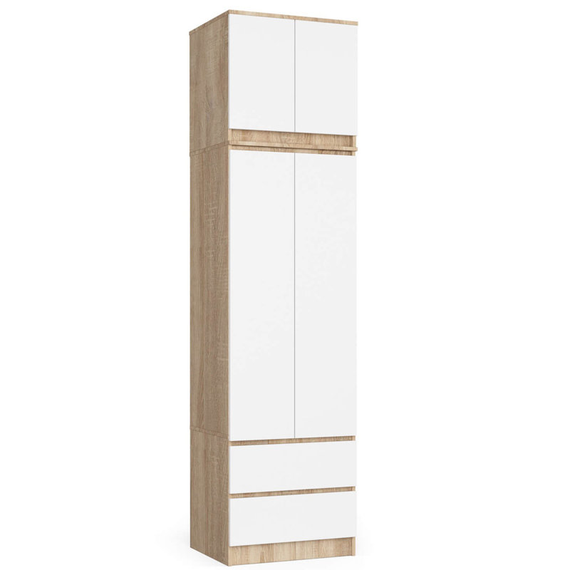 Sibbie 2 Door Manufactured Wood Wardrobe