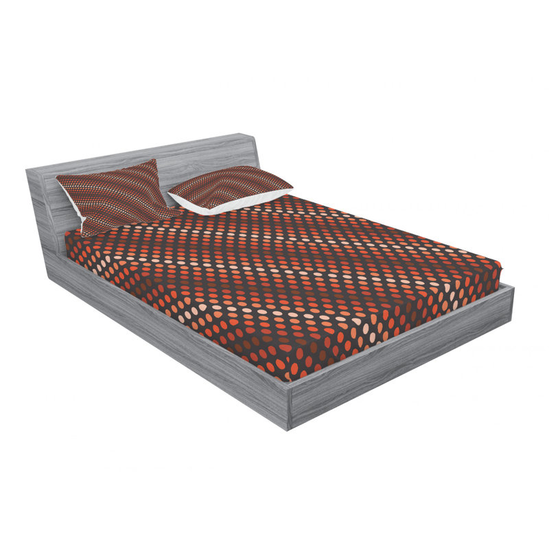 Ensemble de draps Funky Nostalgic In Contrast, Ensemble de drap pour grand lit avec drap-housse
