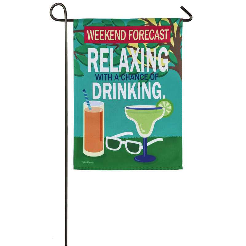 Double Sided 18'' H x 12.5'' W Polyester Garden Flag