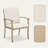 Calluna Willesden Rectangular Aluminum Dining Set with Cushions-586037048-586037049