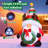 Christmas Inflatables 5 Ft Inflatable Gnome Holding Garland With Built-in Leds