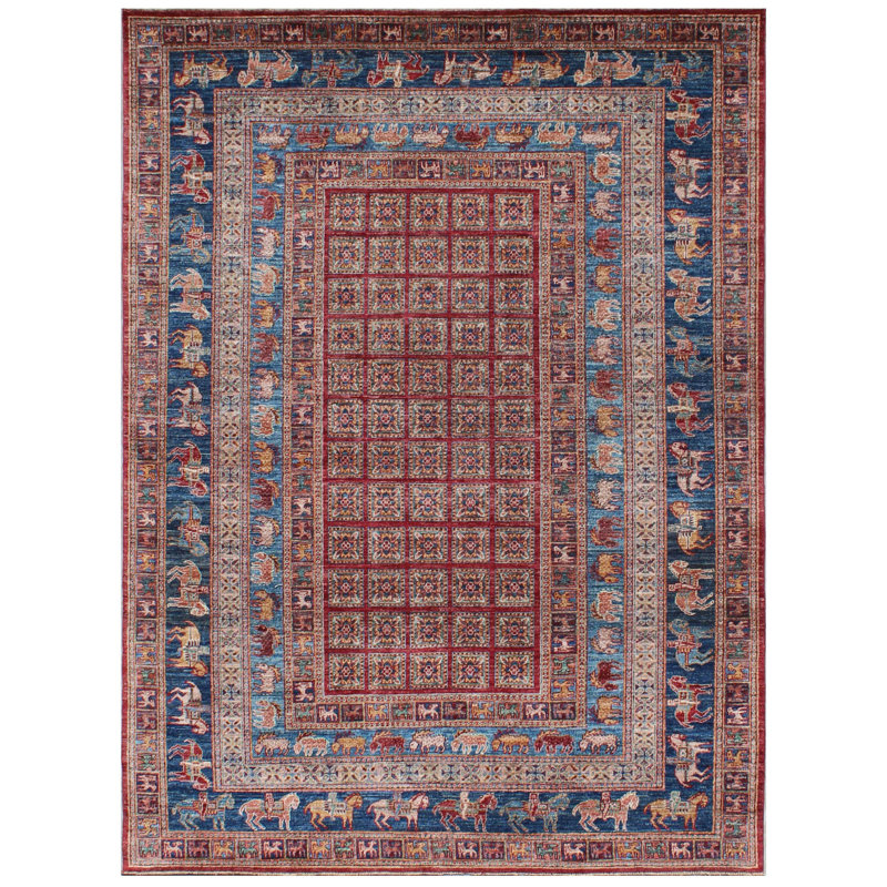 Alitzah Oriental Hand Woven 177cm X 238cm Area Rug