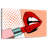 Shuttleworth Retro Pop Red Lips-107694205