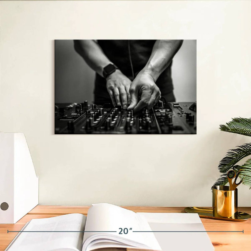Abarca DJ et table de mixage, H 8 po x l 12 po