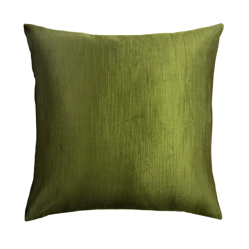 Feather Reversible Throw Pillow, Green, 20" x 20"