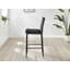 Kenesaw Luxury Breakfast Bar Stool in Quilted Design Velvet Leg - Modern Chic Kitchen-753626298-772275609