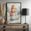 «The Most Wonderful Snowman» par Heidi Kuntz, reproduction d'art