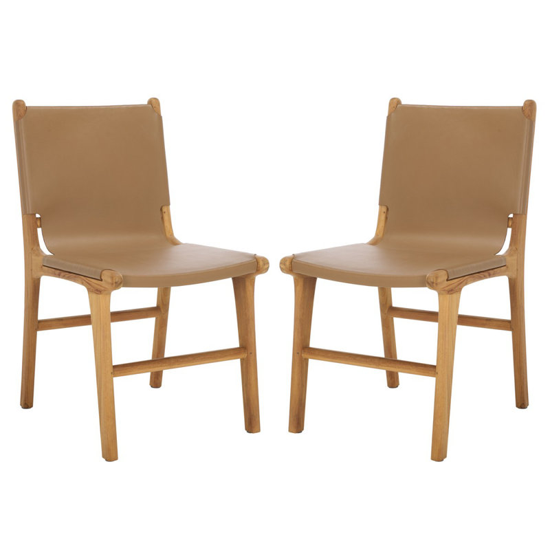 Cassaphina Leather Dining Chair, Brown