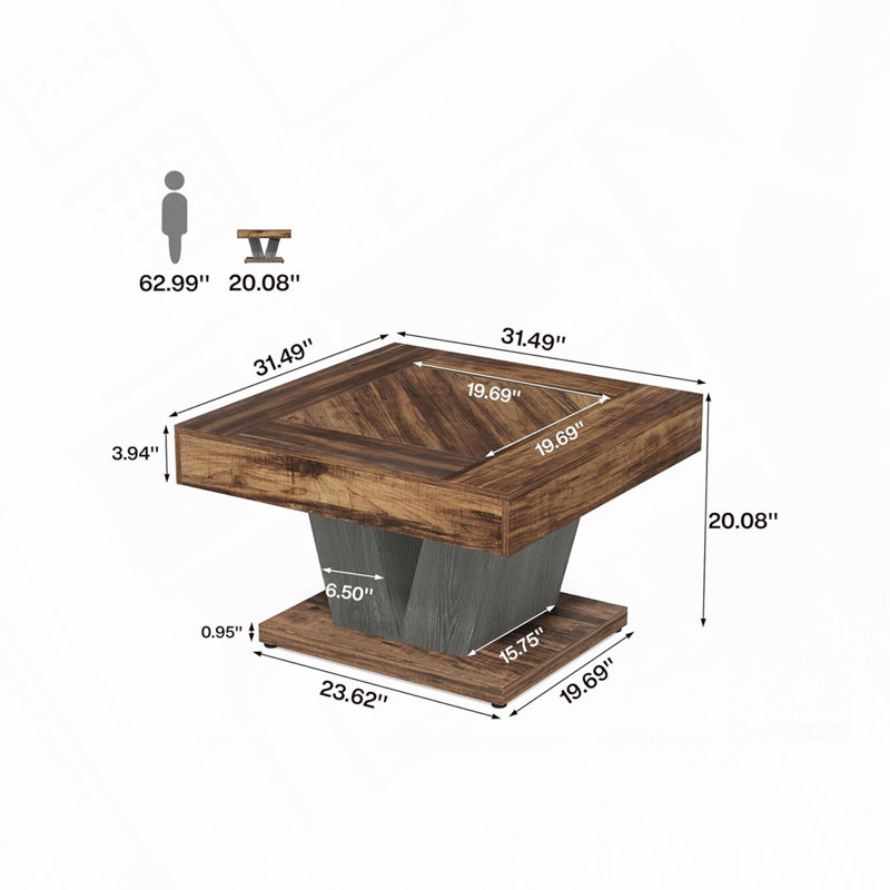 Table basse 35,4 "Farmhouse