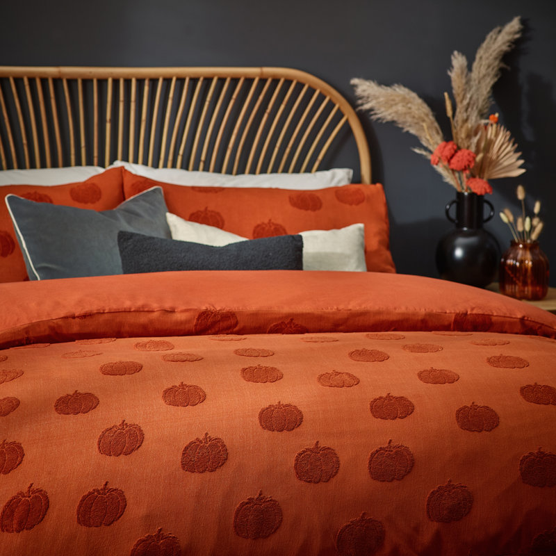 Cotton Floral Duvet Cover Set with Pillowcases, 220cm W x 260cm L