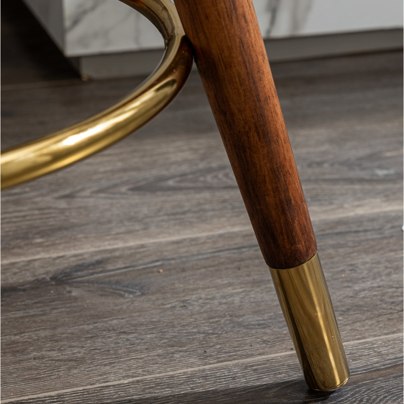 Tabouret de comptoir de salle à manger Mid-Century