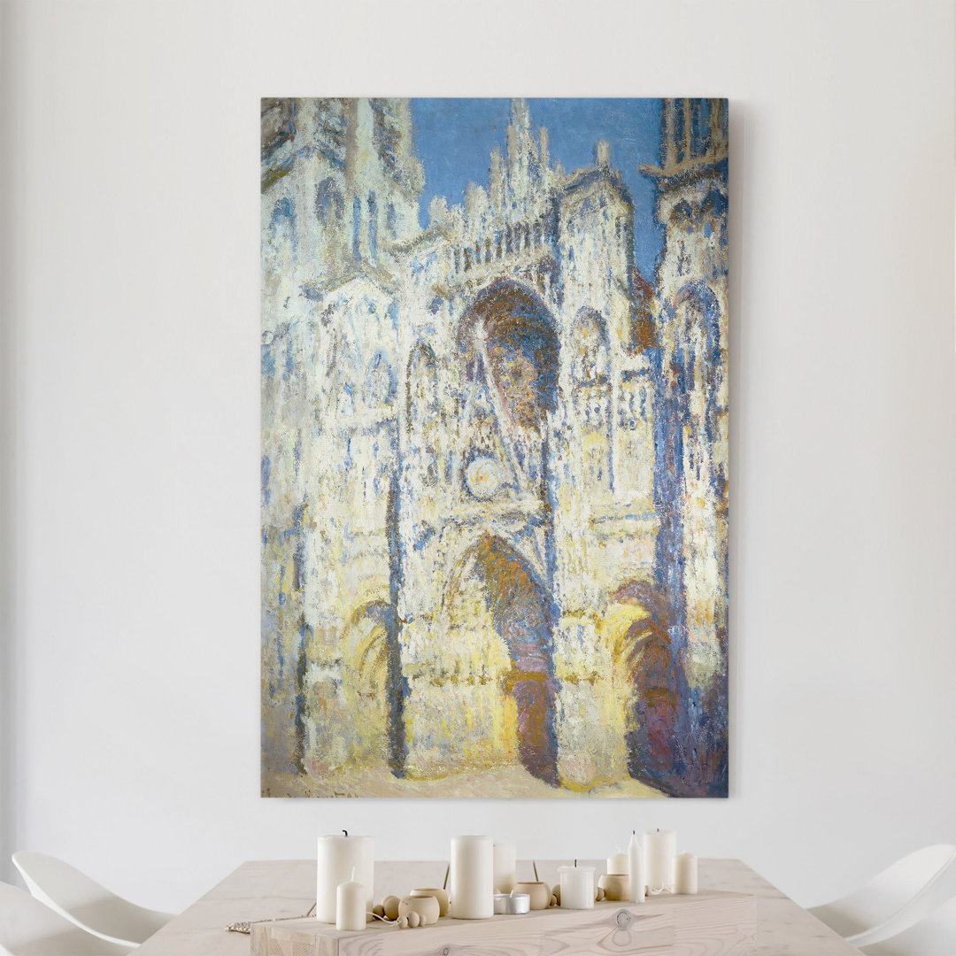 Leinwandbild Rouen Cathedral von Claude Monet