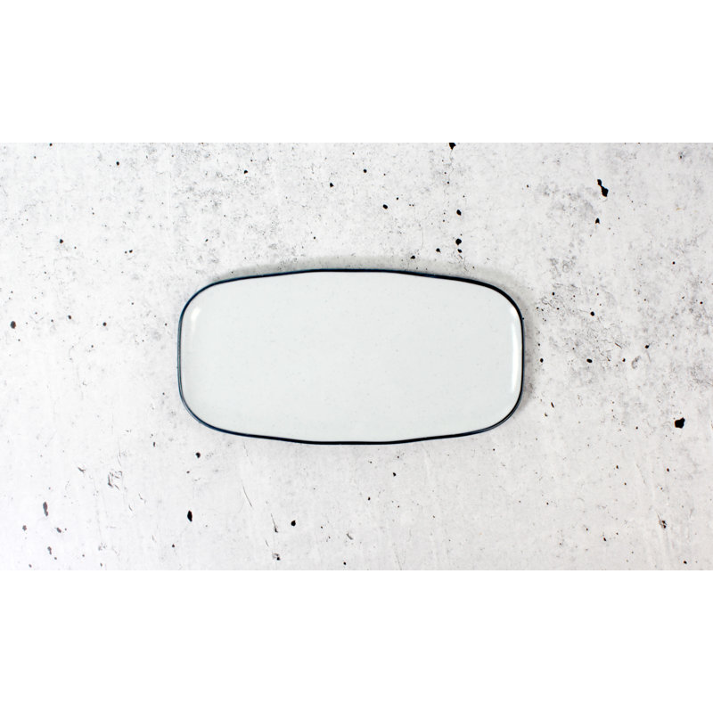 Host Marl Melamine Platter, Blue 