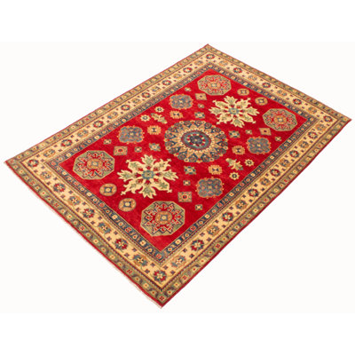 Tapis unique en laine noué à la main 6 pi 2 po x 8 pi 11 po nouvel âge Hechavarria