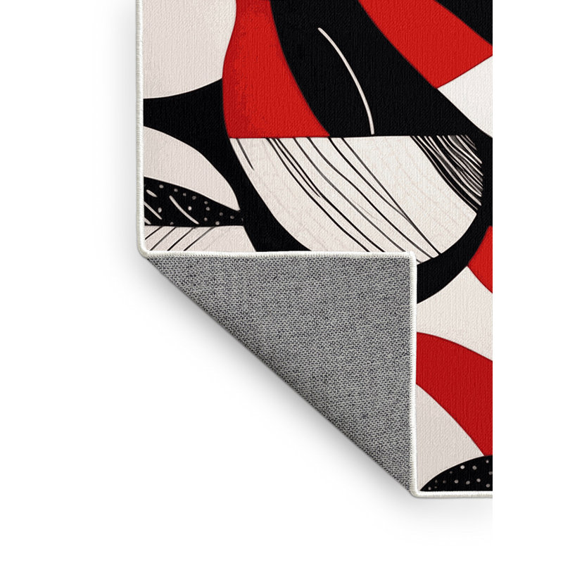 Tapis Obsidian Echo, Rectangulaire 3 pi x 5 pi