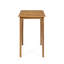 Table de bar carrée en bois d'acacia