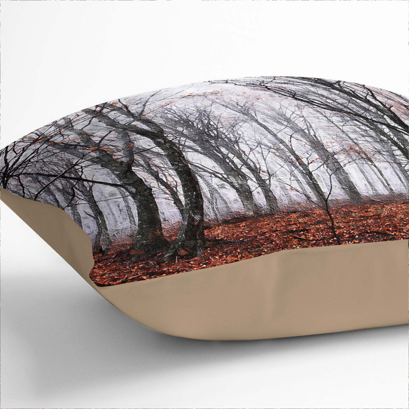 Square Throw Cushion, 40cm H x 40cm W x 15cm D, Stone