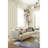 DAINTE Luxury Crystal Icicle Coffee Table | Modern Clear Acrylic Coffee Table with Natural Wood for Living Room Furniture