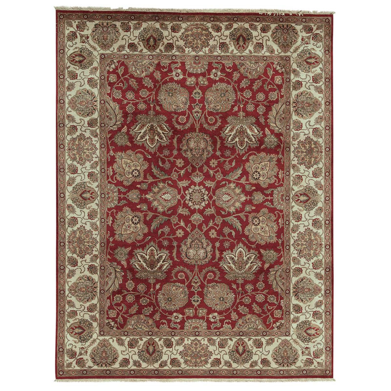 Wool Oriental Area Rug, Rectangle 9' x 11'10"