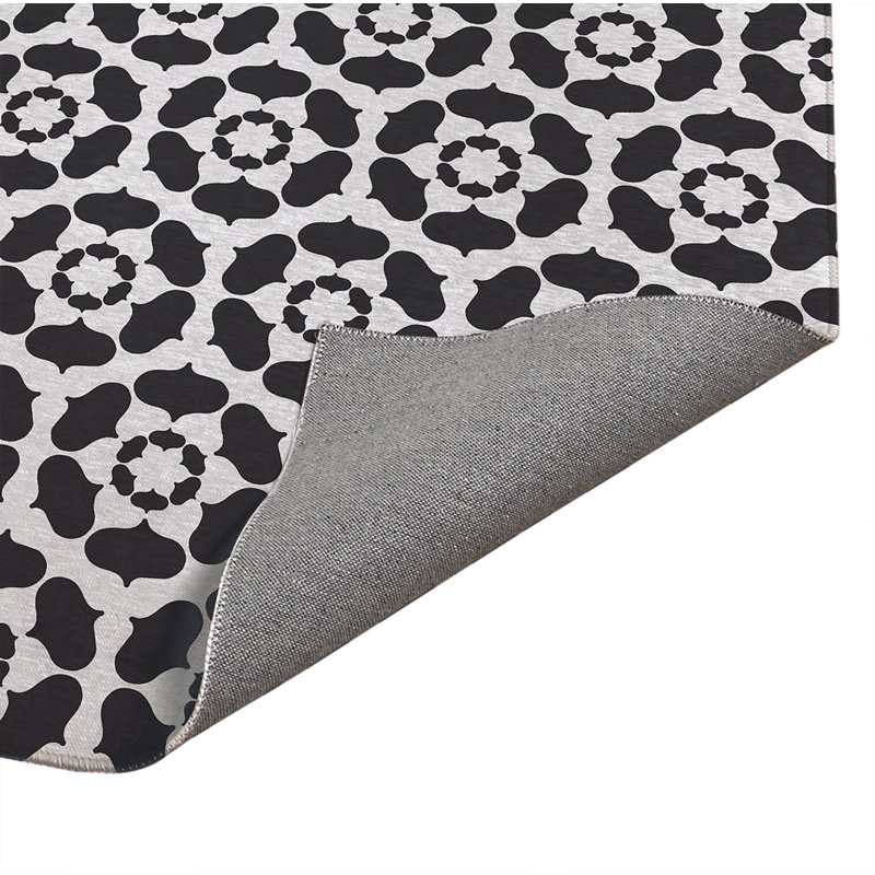 Tapis de cuisine Cleo, Gris anthracite, Rectangulaire 3 pi x 5 pi