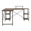 Bureau industriel en L avec tablettes de rangement (sans les chaises de bureau) Techni Mobile