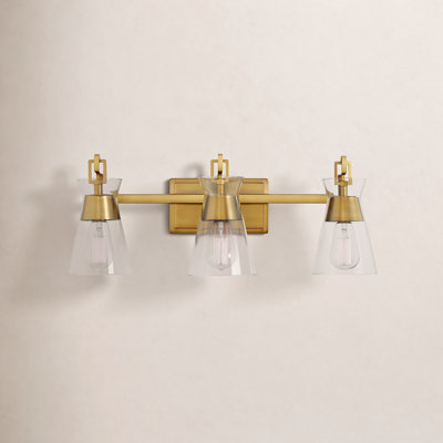 Luminaire pour meuble-lavabo de salle de bain 3 lumières Kesia