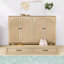 Lit escamotable double avec rangement spacieux et USB