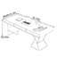 Bureau à domicile moderne et minimaliste-381060995