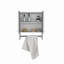 Armoire à pharmacie avec porte-serviettes 17,4 po de largeur Optim Optimize avec deux tablettes intérieures et porte-tour-1301756081