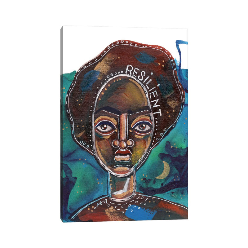 Resilient by Akaimi The Artist - Wrapped Canvas Print, 20.32 cm H x 30.48 cm W