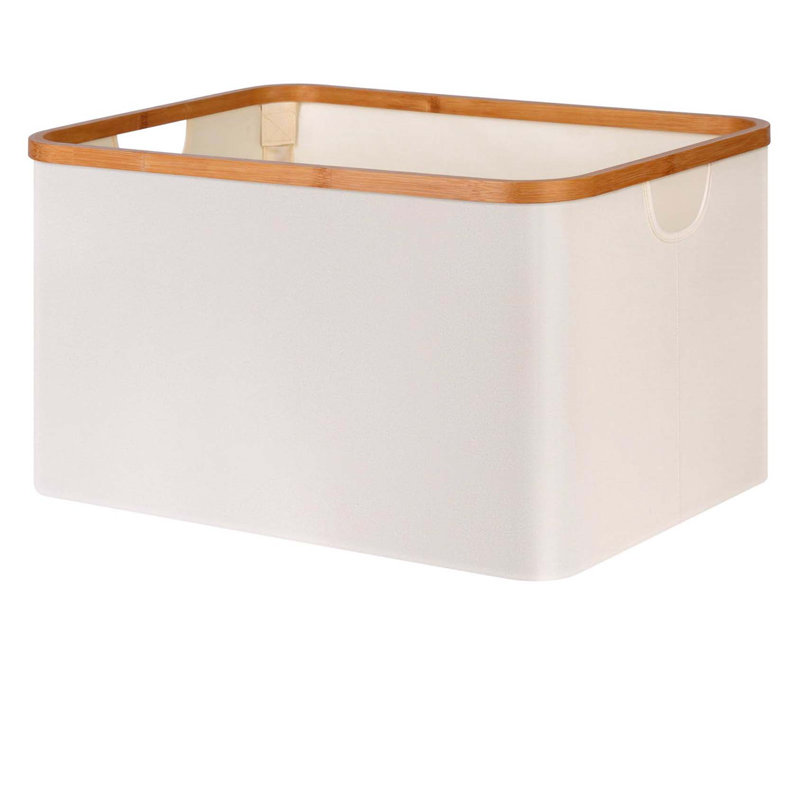 Bhargava Laundry Basket with Handles, Yellow, 30 x 54 x 37